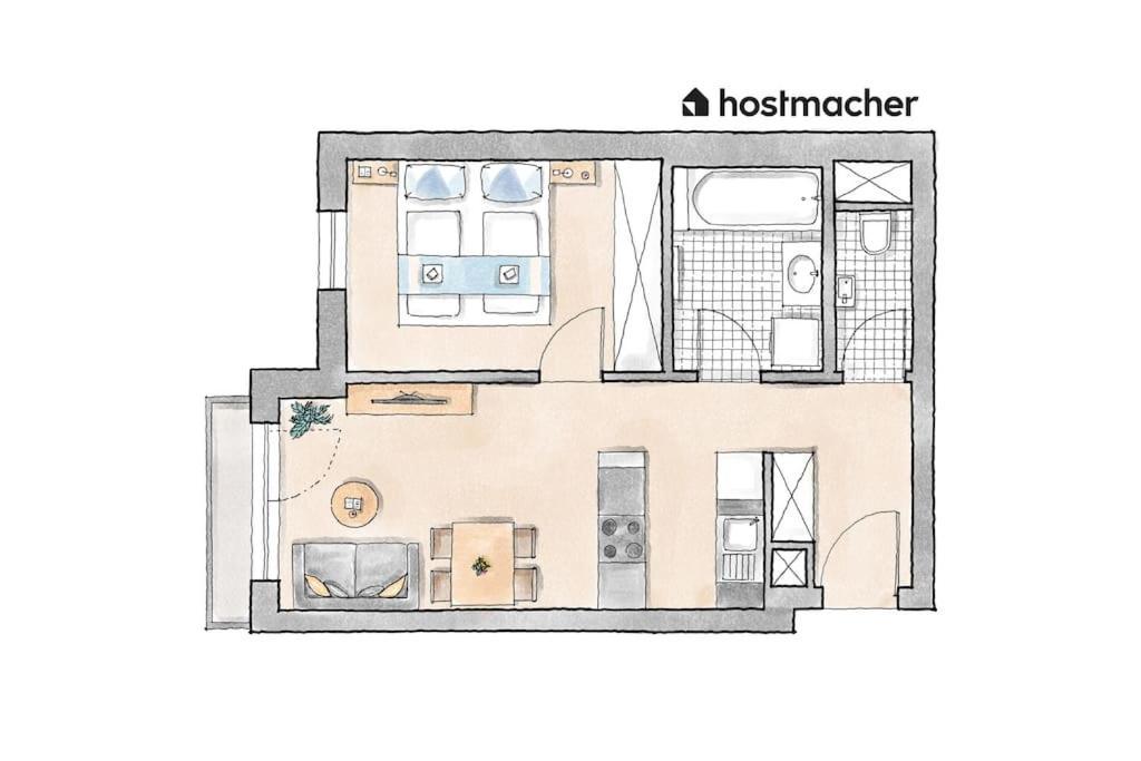 Urban 1Br Retreat, Easy City Link By Hm Bécs Kültér fotó